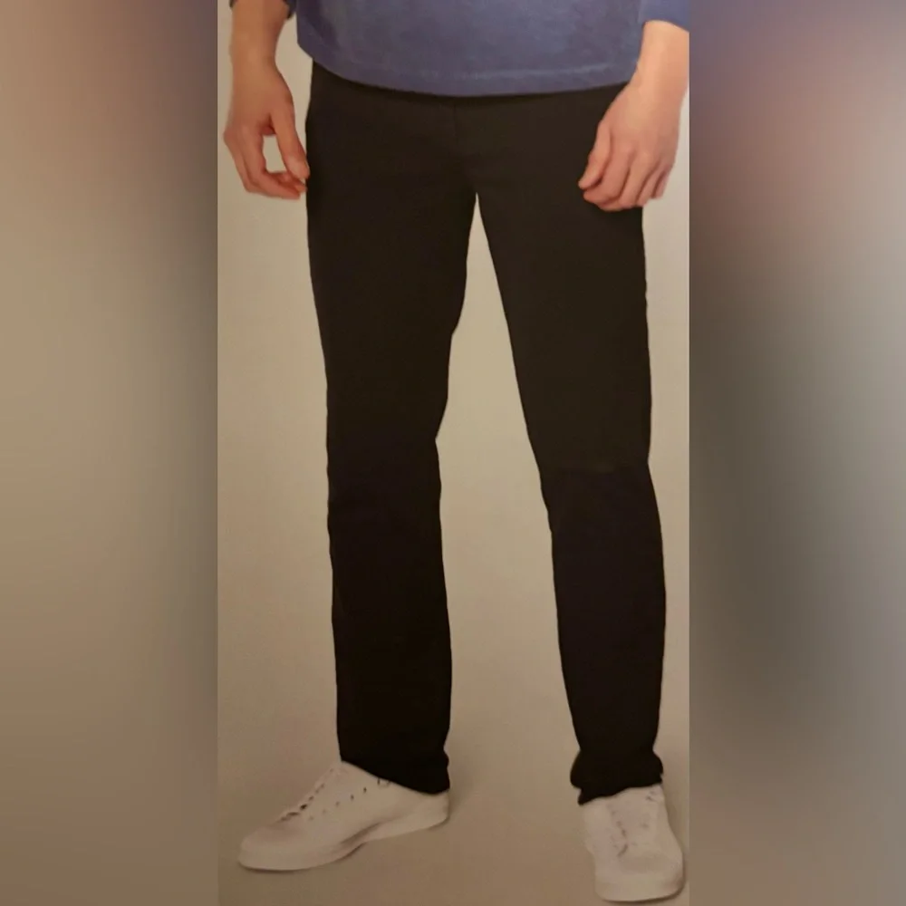 🕶️BANANA REPUBLIC🕶️40X30 CLASSIC BLACK 5 POCKET CHINOS🕶️NWT!!!
